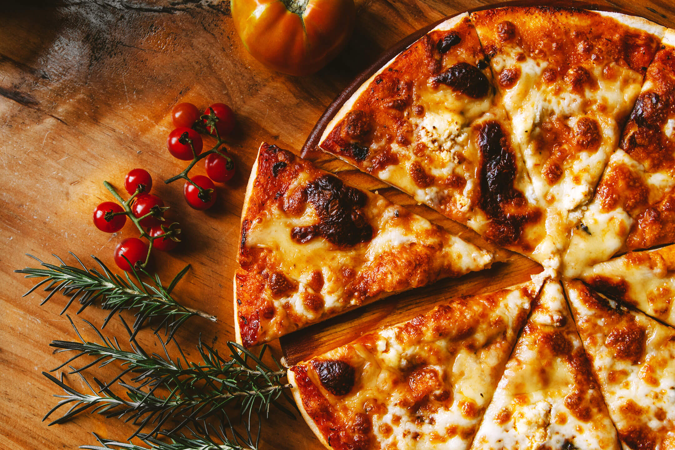 8 SLICES OF PIZZA
